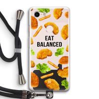 Eat Balanced: Pixel 3 Transparant Hoesje met koord