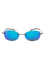 Maui Jim lunettes de soleil Aki Aki à verres miroir - Bleu