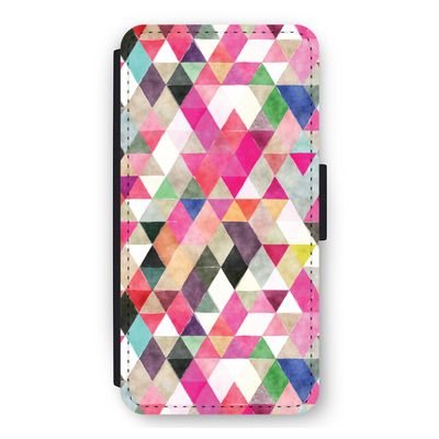 Gekleurde driehoekjes: iPhone 11 Flip Hoesje