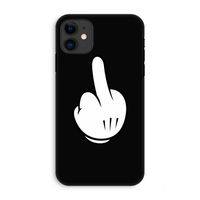 Middle finger black: iPhone 11 Tough Case Middle finger black: iPhone 11 Tough Case