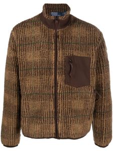 Polo Ralph Lauren veste bomber à carreaux - Marron