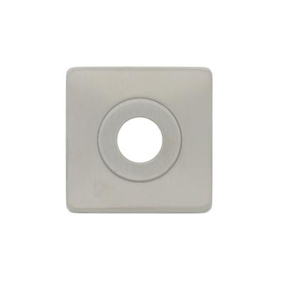 Intersteel Rozet vierkant 2-weg veerconstructie met 7mm nokken 50x50x8mm staal - RVS