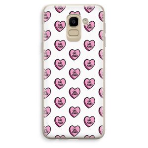 GIRL POWER: Samsung Galaxy J6 (2018) Transparant Hoesje