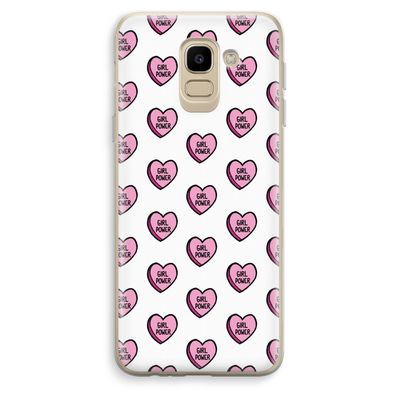 GIRL POWER: Samsung Galaxy J6 (2018) Transparant Hoesje