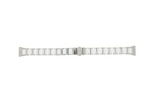 Boccia horlogeband 3261-01 Staal/Silicoon Zilver 16mm
