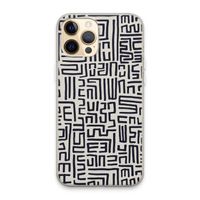 Moroccan Print: iPhone 13 Pro Max Transparant Hoesje