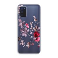 Mooie bloemen: Samsung Galaxy A03s Transparant Hoesje