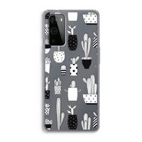 Cactusmotief: OnePlus 9 Pro Transparant Hoesje