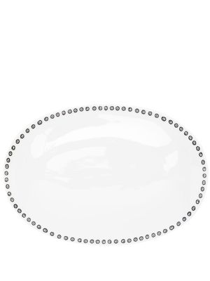 GINORI 1735 x 10 CORSO COMO assiette ovale (22cm) - Blanc