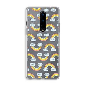 Regenboog: OnePlus 8 Transparant Hoesje