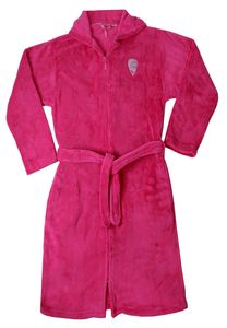 Roze kinderbadjas met rits-164