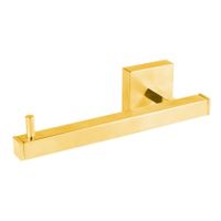 Tres Quadro toiletrol houder vierkant 24k Goud mat