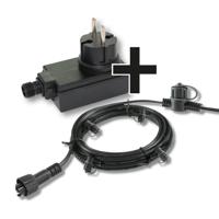GardenLights 12V Starterpack 24W met trafo en kabel - 6274011 GardenLights 12V Starterpack 24W met trafo en kabel - 6274011