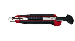 WEDO 78409 Wedo Profi-Cutter, AUTO-LOAD , 9 mm - nr. 78409 zwart/rood 1 stuk(s)