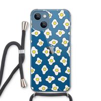 Spiegeleitjes: iPhone 13 Transparant Hoesje met koord