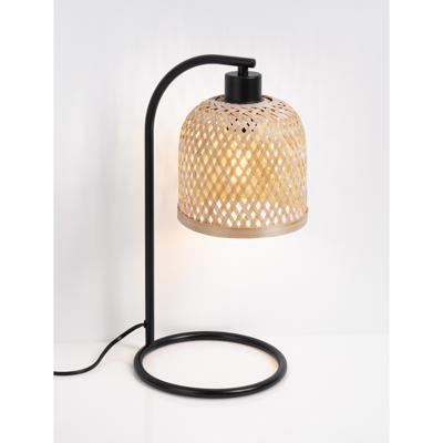Lyora TafellampIntra zwart met bamboe kapje - 9001087