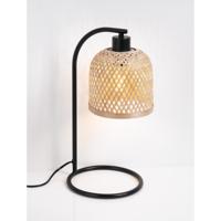 Lyora TafellampIntra zwart met bamboe kapje - 9001087