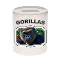 Dieren liefhebber stoere gorilla spaarpot - gorilla apen cadeau   -