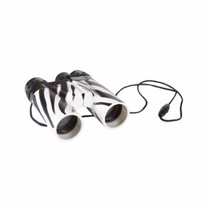 Kinder speelgoed verrekijker zebraprint 11cm   -