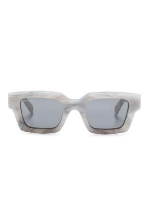 Off-White Eyewear lunettes de soleil rectangulaires Virgil - Gris
