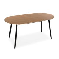 Eettafel Versa DOINYO Zwart Metaal Hout MDF 80 x 75 x 160 cm