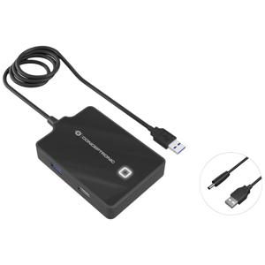 Conceptronic HUBBIES10B laptop dock & poortreplicator USB 3.2 Gen 1 (3.1 Gen 1) Type-A Zwart