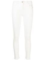 Patrizia Pepe jean skinny à logo strassé - Blanc