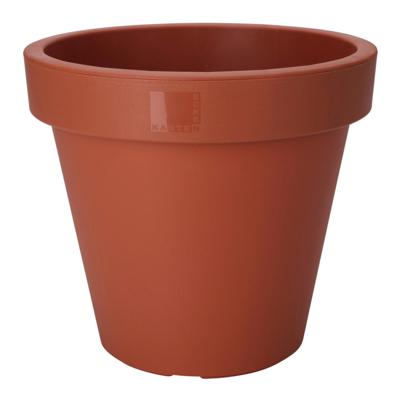 Plantenpot/bloempot Terras Master- dubbelwandig kunststof - terracotta - D60 x H55 cm