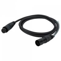 DAP FLR75 IP65 XLR DMX kabel 5-polig 1,5 m