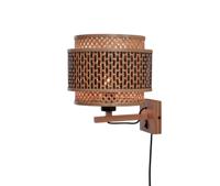 Wandlamp Bhutan - Bamboe - Ø25cm