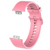 Huawei Watch Fit zachte siliconen band - roze - thumbnail
