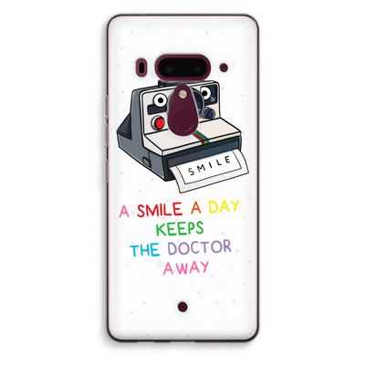 Smile: HTC U12+ Transparant Hoesje