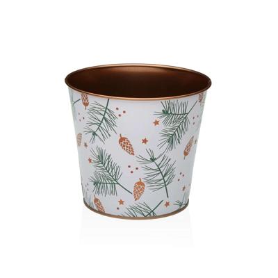 Bloempot Versa Yule Metaal Minimalist 13,3 X 11,3 X 13,3 CM