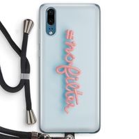 #nofilter: Huawei P20 Transparant Hoesje met koord