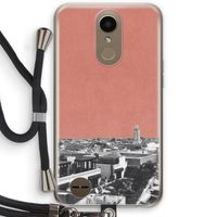 Marrakech Skyline : LG K10 (2017) Transparant Hoesje met koord
