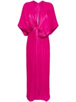 Costarellos robe longue Roanna Lurex - Rose