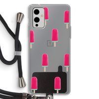 Waterijsje: OnePlus 9 Transparant Hoesje met koord