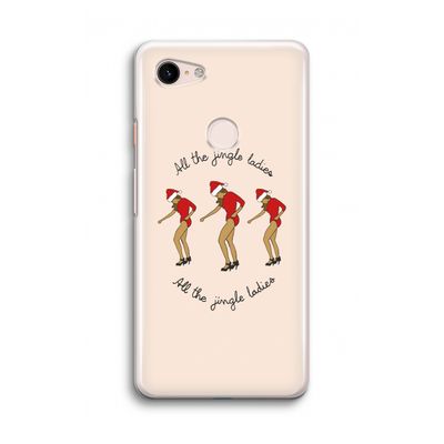 Jingle Ladies: Google Pixel 3 Transparant Hoesje