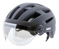 Mirage urban helm speed pedelec led 58-61cm mat zwart