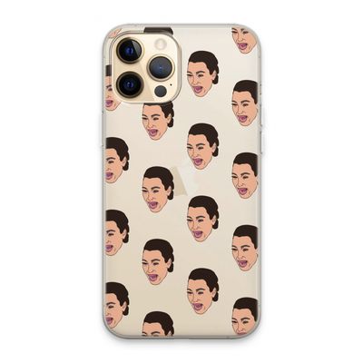 Ugly Cry Call: iPhone 13 Pro Max Transparant Hoesje