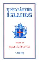 Wandelkaart - Topografische kaart 68 Atlaskort Skaftartunga | Ferdakort