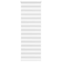 VidaXL Zebra rolgordijn 75x230 cm stofbreedte 70,9 cm polyester wit