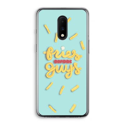 Always fries: OnePlus 7 Transparant Hoesje