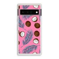 Kokosnoot roze: Google Pixel 6 Pro Transparant Hoesje