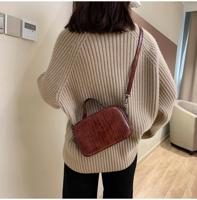 Casual PU schoudertas dames handtas messengertas (rood)
