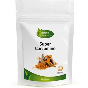 Super Curcumine 1000 mg | 30 tabletten | Curcumin C3-Complex® ⟹ Vitaminesperpost.nl