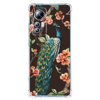 Xiaomi 12 Lite Case Anti-shock Pauw met Bloemen - thumbnail