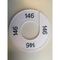 Maatring 9cm wit/zwart 146