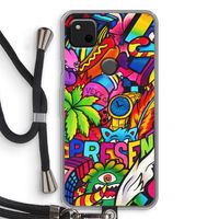 Represent: Pixel 4a Transparant Hoesje met koord
