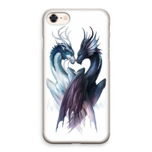 Yin Yang Dragons: iPhone 8 Transparant Hoesje
